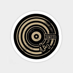 45 Record Adapter (Distressed) Sticker